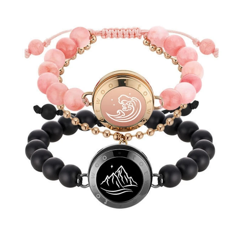Totwoo Long Distance Touch Bracelets – Light & Vibration Set