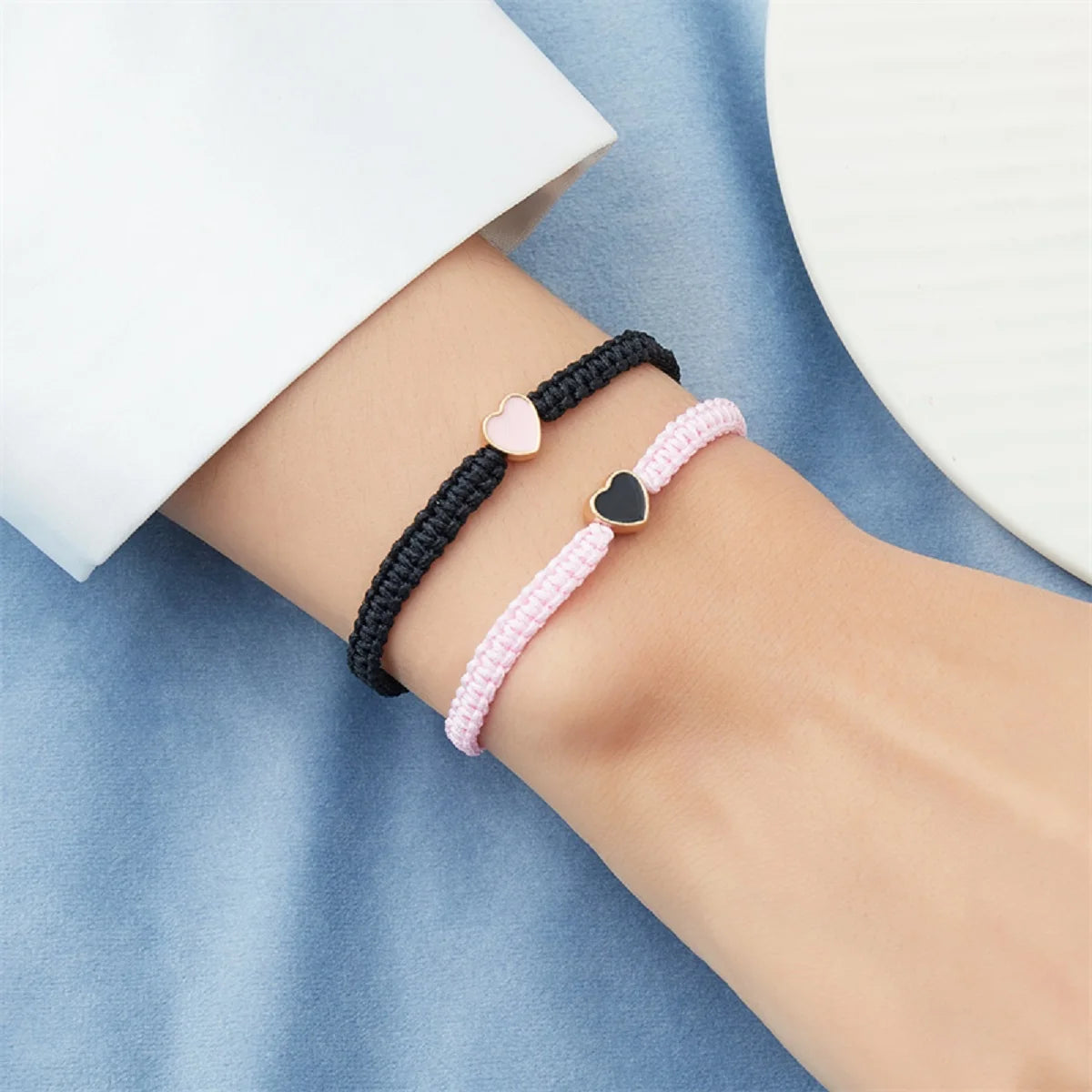 Long Distance Friendship Bracelets – Heart & Star Matching Set
