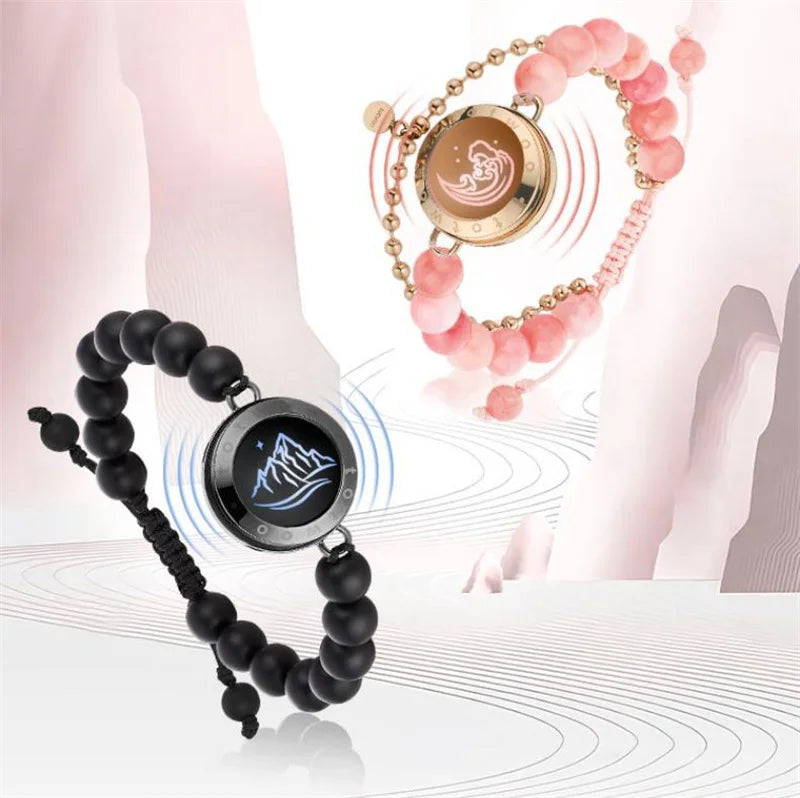 Totwoo Long Distance Touch Bracelets – Light & Vibration Set