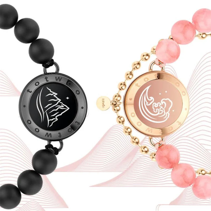 Totwoo Long Distance Touch Bracelets – Light & Vibration Set