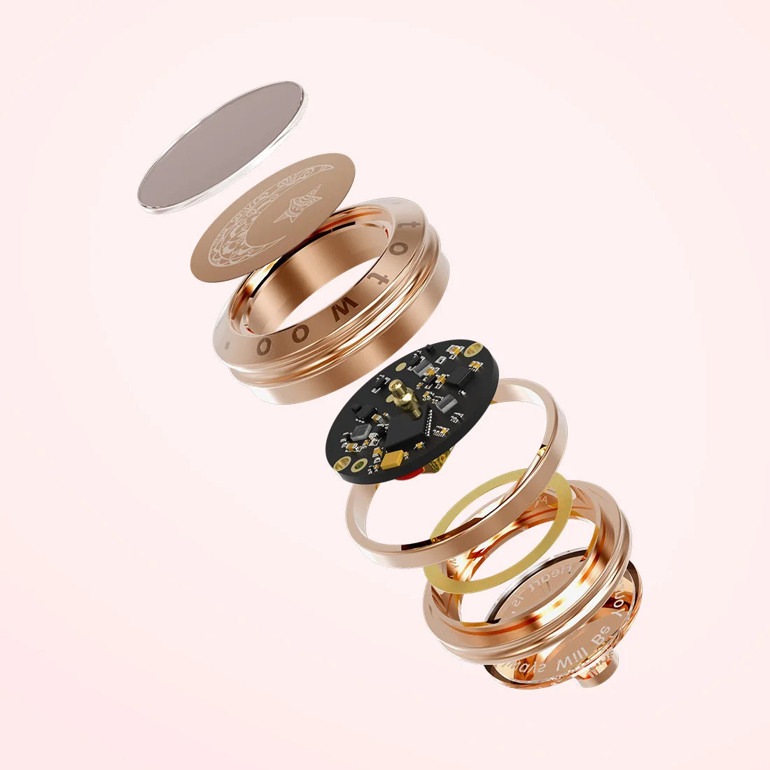 Totwoo Couple Touch Necklaces – Sun & Moon Agate LDR Gift