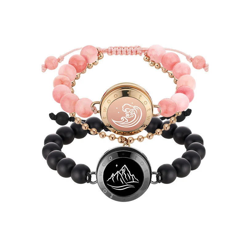 Totwoo Long Distance Touch Bracelets – Light & Vibration Set