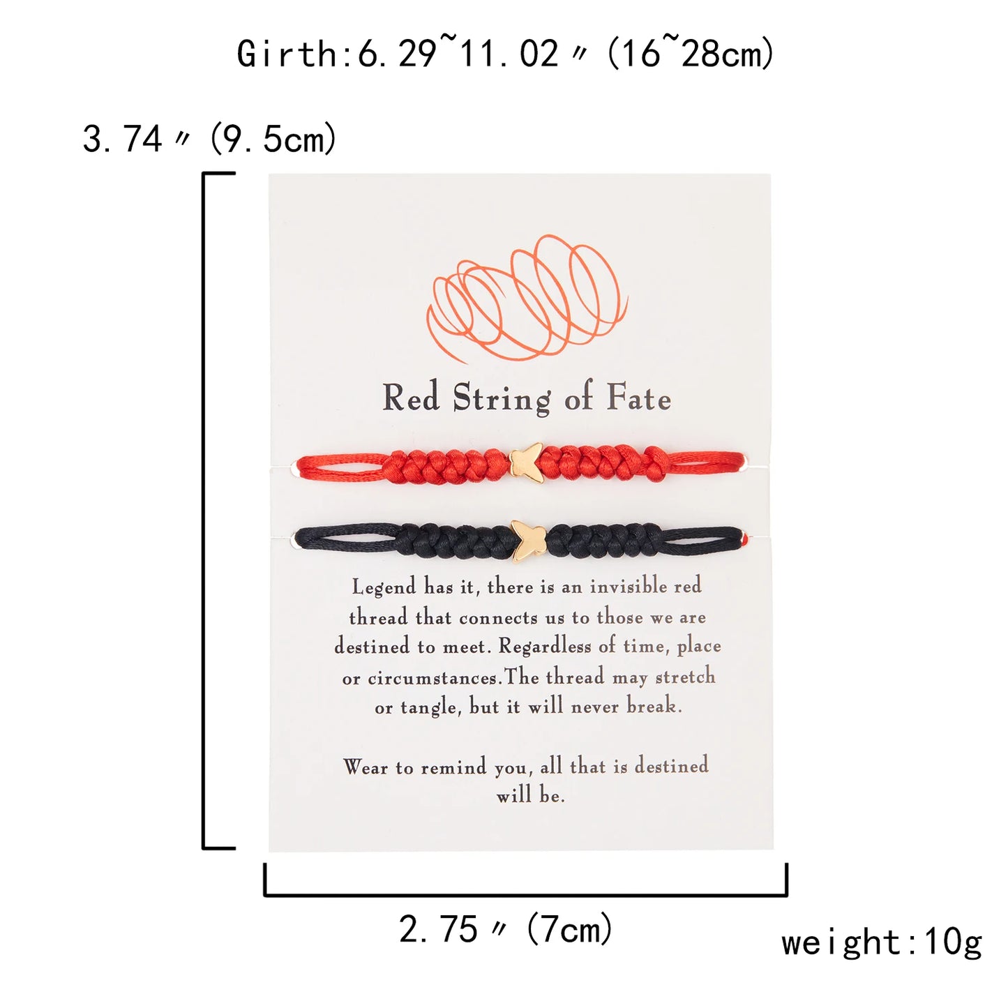 Long Distance Friendship Bracelets – Heart & Star Matching Set