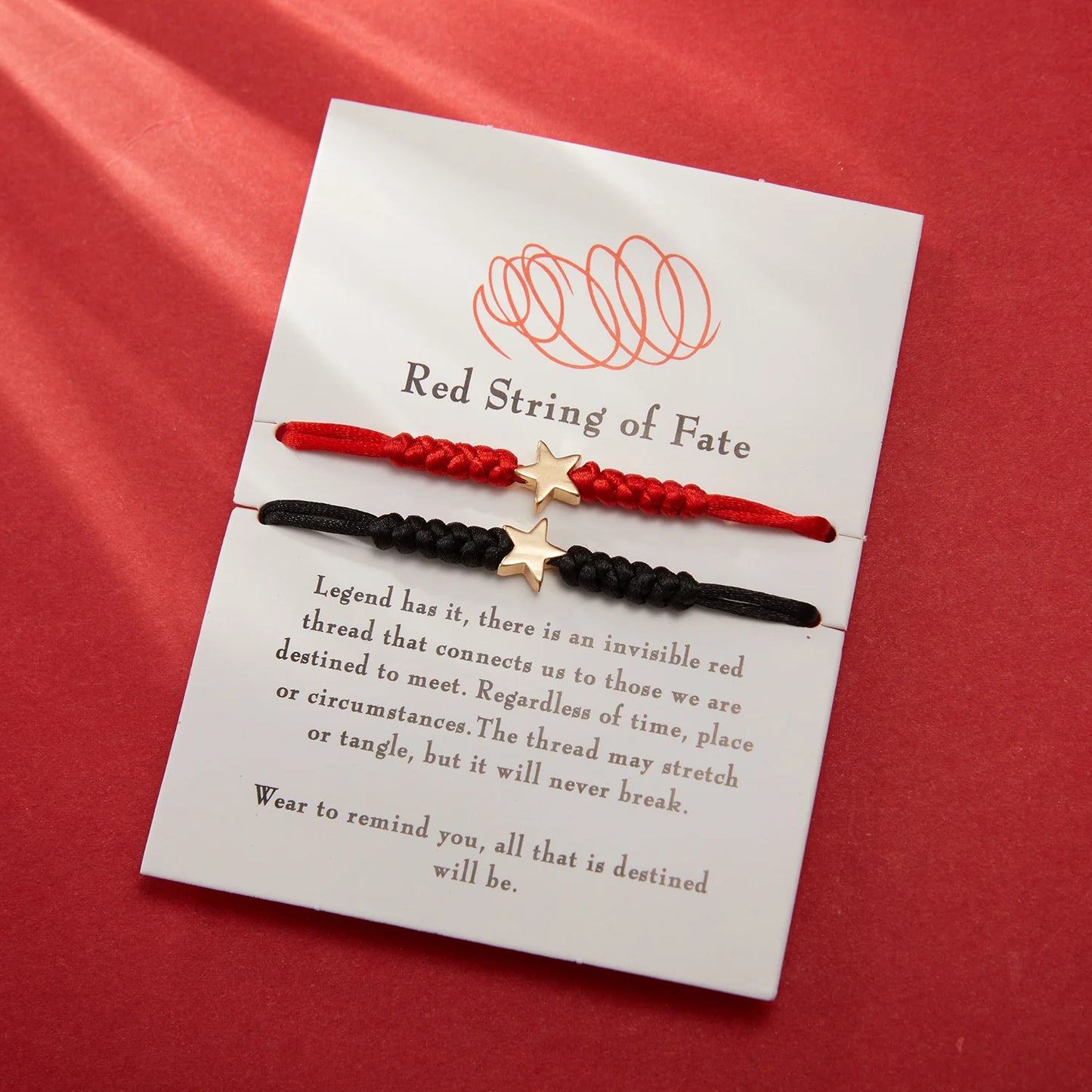 Long Distance Friendship Bracelets – Heart & Star Matching Set
